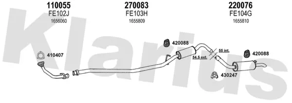 Изпускателна система KLARIUS             