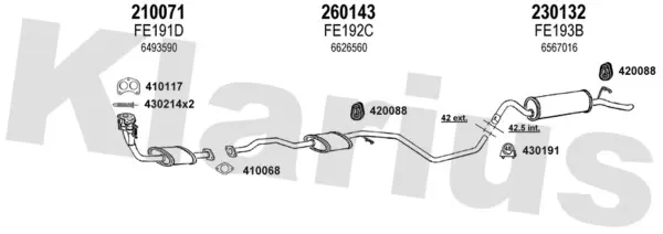 Изпускателна система KLARIUS             