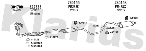 Изпускателна система KLARIUS             