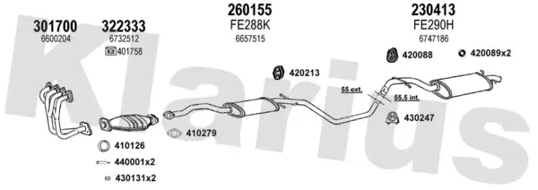 Изпускателна система KLARIUS             