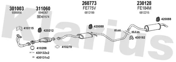 Изпускателна система KLARIUS             