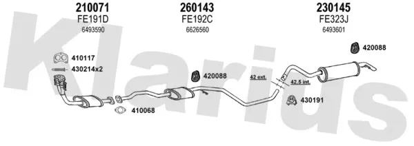 Изпускателна система KLARIUS             