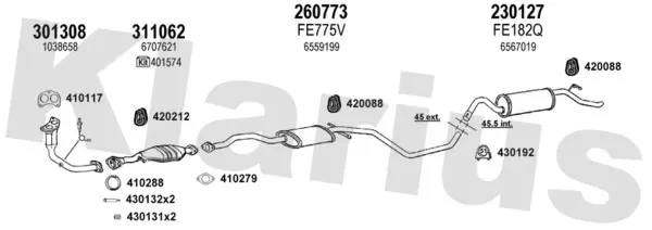 Изпускателна система KLARIUS             