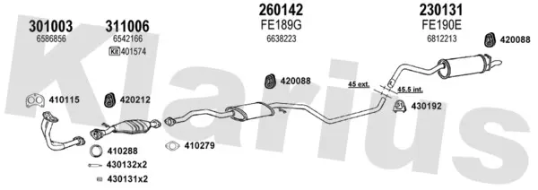 Изпускателна система KLARIUS             