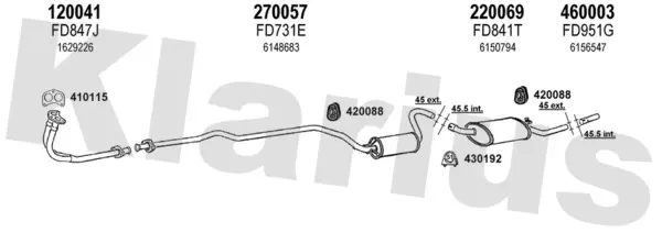 Изпускателна система KLARIUS             