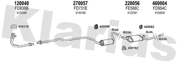 Изпускателна система KLARIUS             