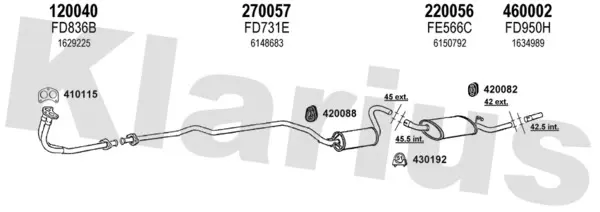 Изпускателна система KLARIUS             