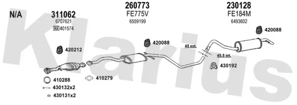 Изпускателна система KLARIUS             