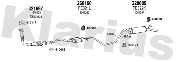 Изпускателна система KLARIUS             