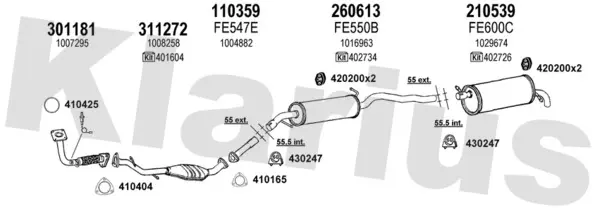 Изпускателна система KLARIUS             