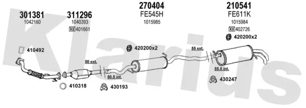 Изпускателна система KLARIUS             