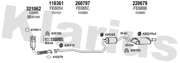Изпускателна система KLARIUS             