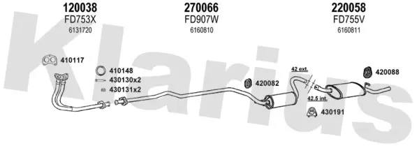 Изпускателна система KLARIUS             