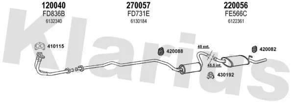 Изпускателна система KLARIUS             