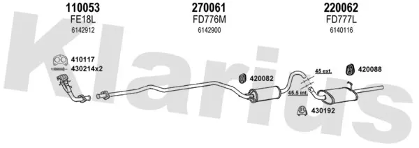 Изпускателна система KLARIUS             