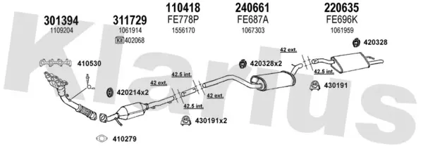 Изпускателна система KLARIUS             