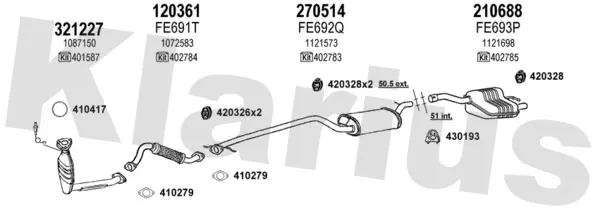 Изпускателна система KLARIUS             