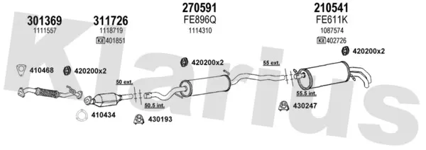 Изпускателна система KLARIUS             