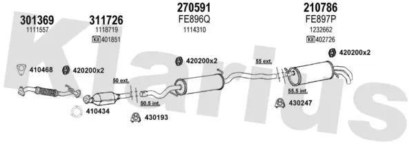 Изпускателна система KLARIUS             