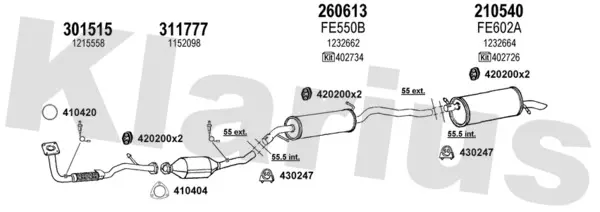 Изпускателна система KLARIUS             