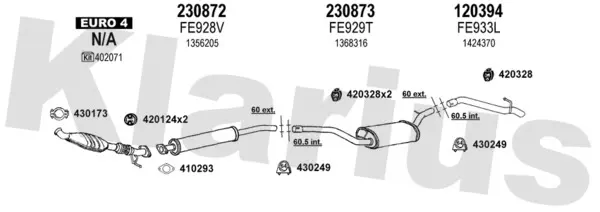 Изпускателна система KLARIUS             