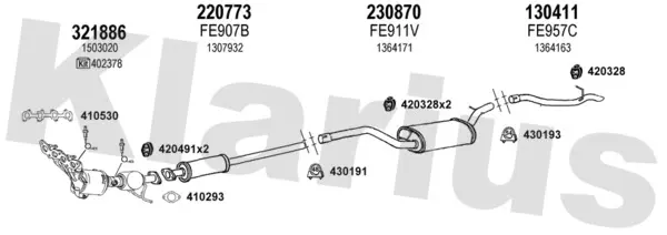 Изпускателна система KLARIUS             