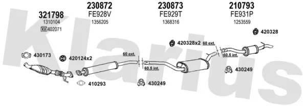 Изпускателна система KLARIUS             