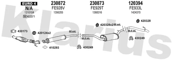 Изпускателна система KLARIUS             