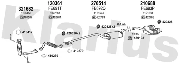 Изпускателна система KLARIUS             