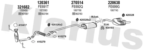 Изпускателна система KLARIUS             