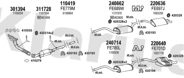 Изпускателна система KLARIUS             
