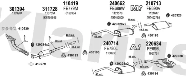 Изпускателна система KLARIUS             