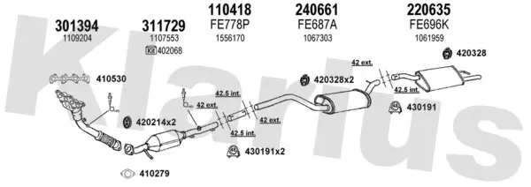 Изпускателна система KLARIUS             