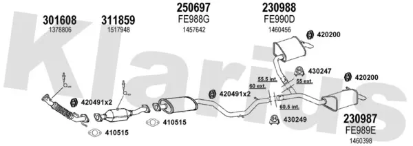Изпускателна система KLARIUS             