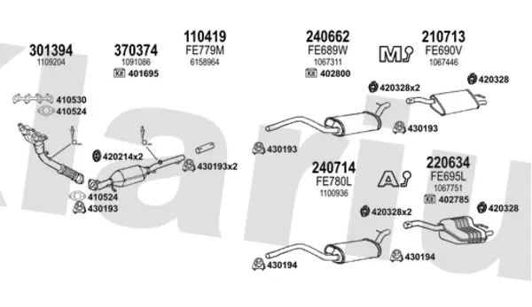 Изпускателна система KLARIUS             