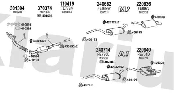 Изпускателна система KLARIUS             