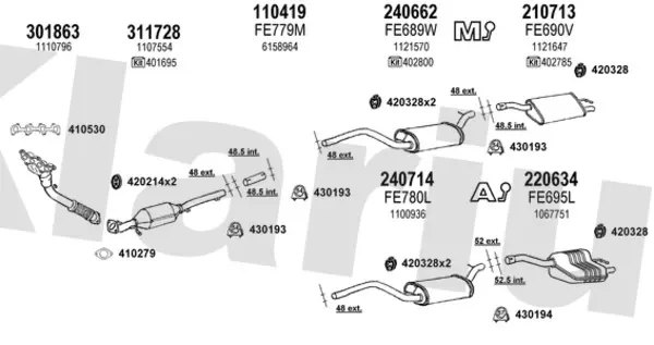 Изпускателна система KLARIUS             