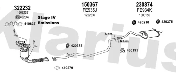 Изпускателна система KLARIUS             