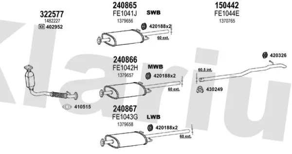 Изпускателна система KLARIUS             