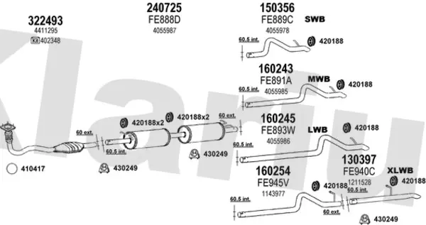 Изпускателна система KLARIUS             