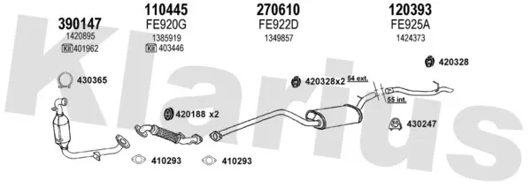 Изпускателна система KLARIUS             