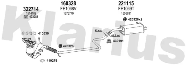 Изпускателна система KLARIUS             