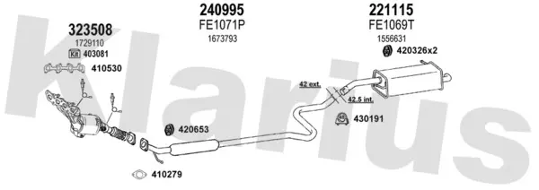 Изпускателна система KLARIUS             