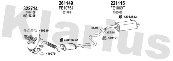 Изпускателна система KLARIUS             
