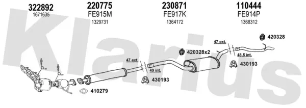 Изпускателна система KLARIUS             