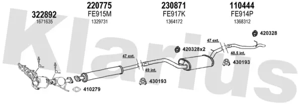 Изпускателна система KLARIUS             