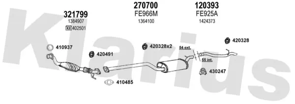 Изпускателна система KLARIUS             