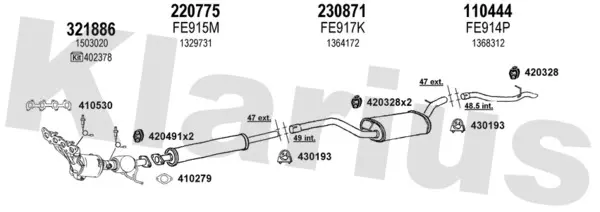 Изпускателна система KLARIUS             
