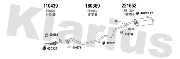 Изпускателна система KLARIUS             