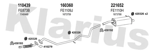 Изпускателна система KLARIUS             